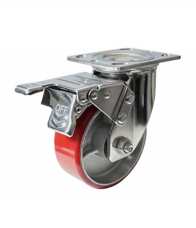 5" Rueda giratoria pesada multimaterial