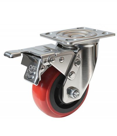 6" Rueda giratoria pesada multimaterial