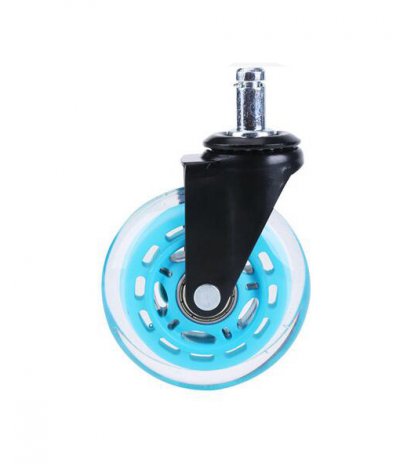 3寸 Rueda con vástago PU